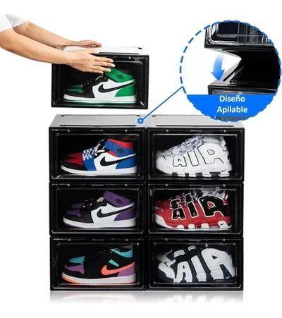 Caja Para Zapato Transparente Organizador Zapatos Apilable 1 Und-3