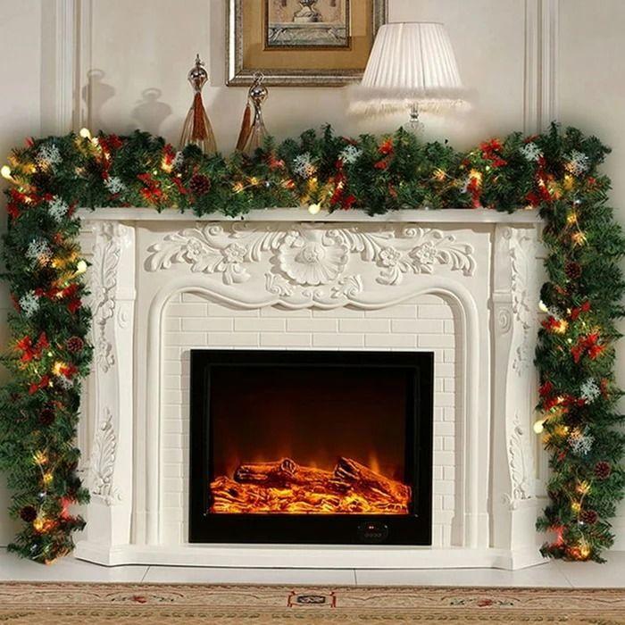 Guirnalda De Navidad Decoracion Navideña 2.7mt-3