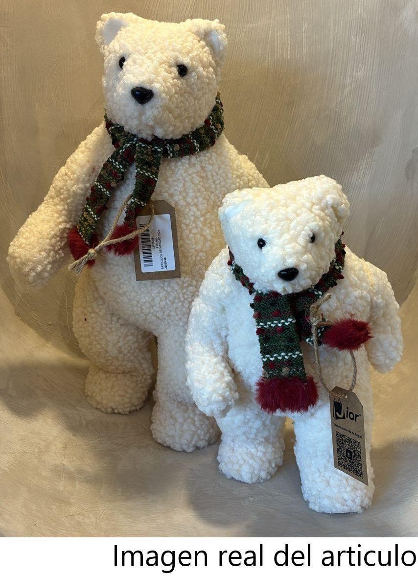 Adorno De Arbol De Navidad Oso Peluche Pascuero Navideño 39cm-5