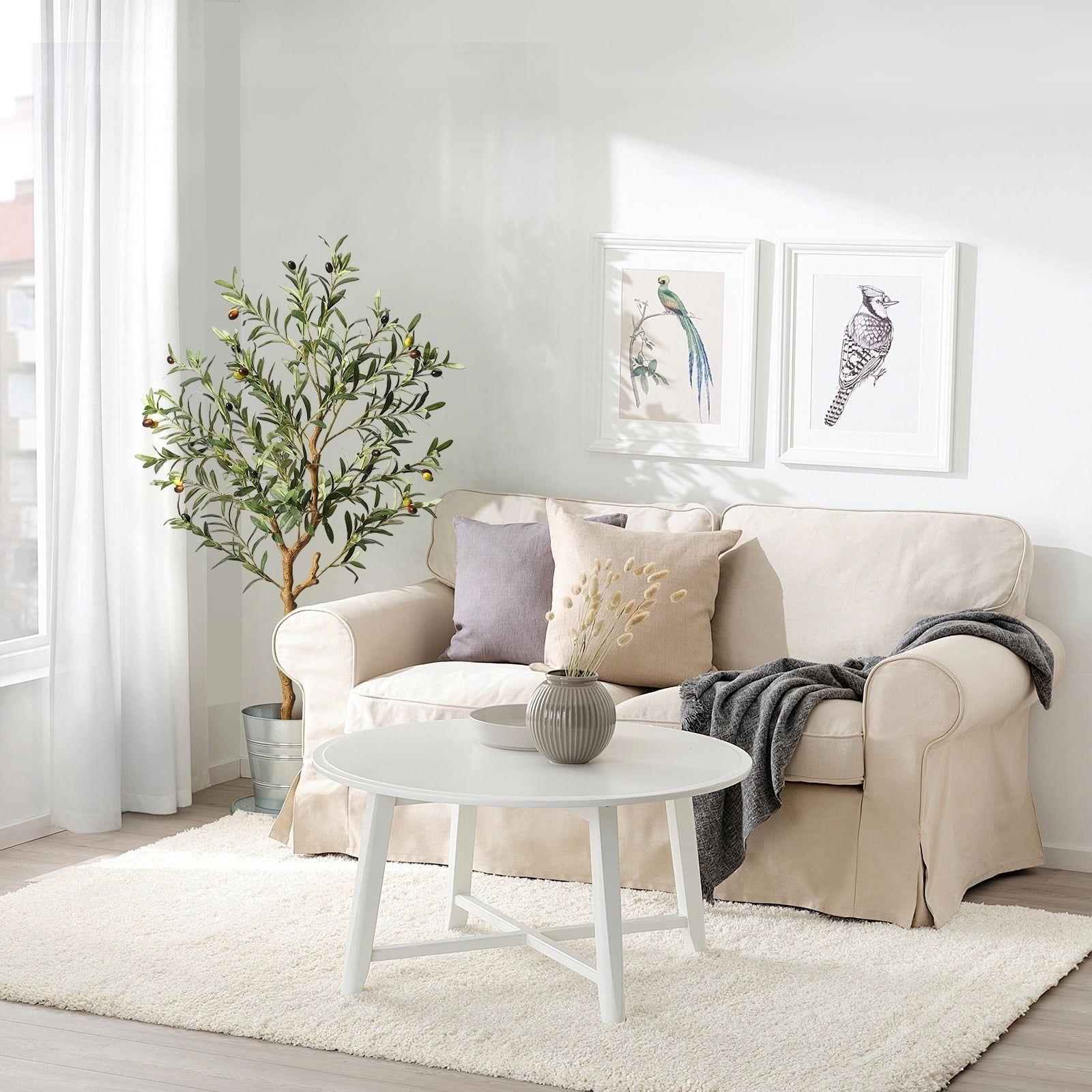 Planta Artificial Olivo 125cm Arbusto Realista Decorativo-3