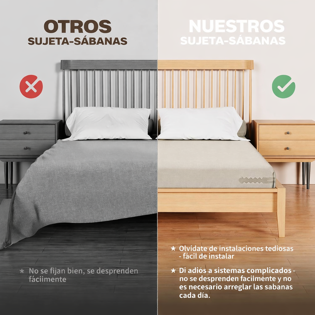 4pcs Clips Sujetadores De Sábanas Soportes De Esquinas-3