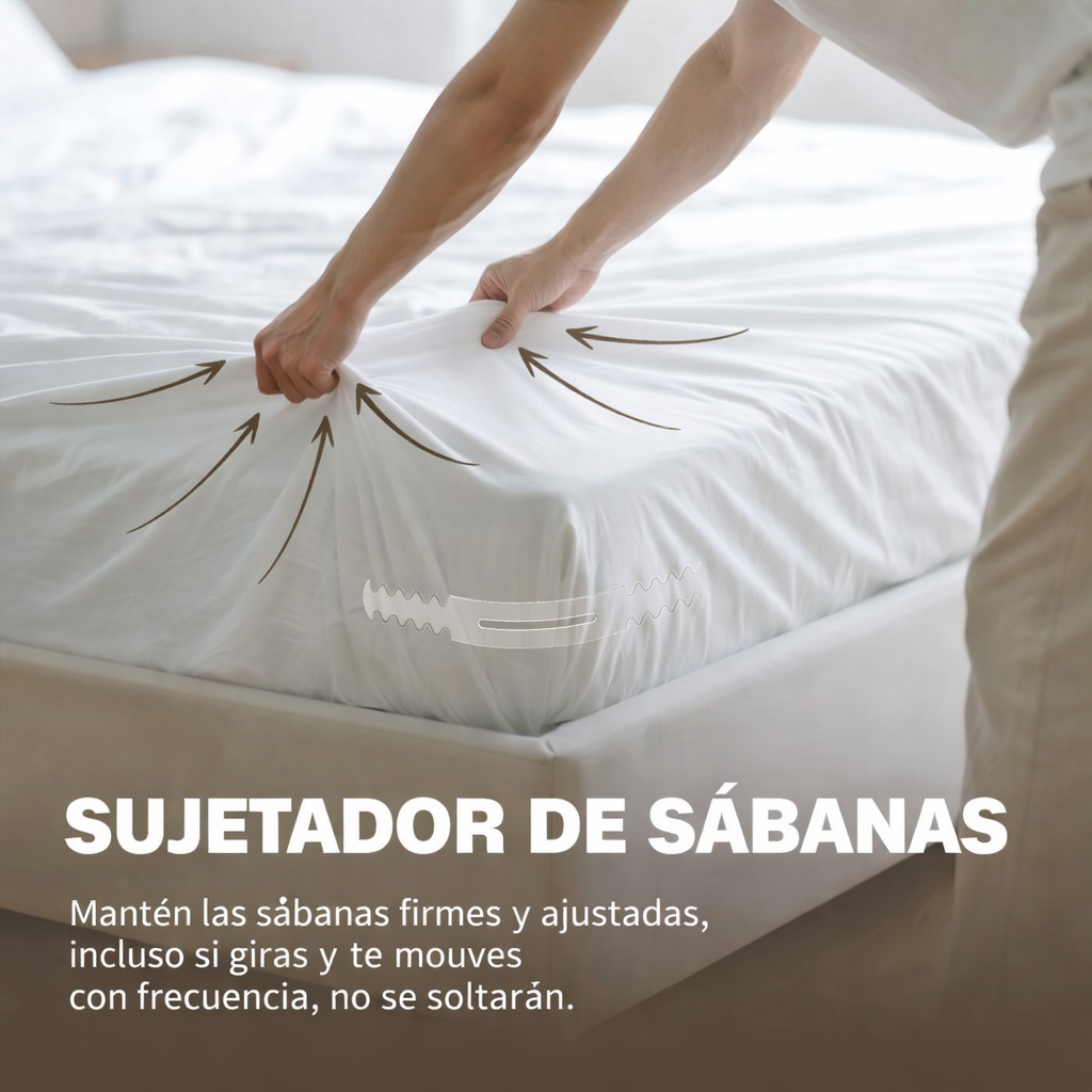 4pcs Clips Sujetadores De Sábanas Soportes De Esquinas-5