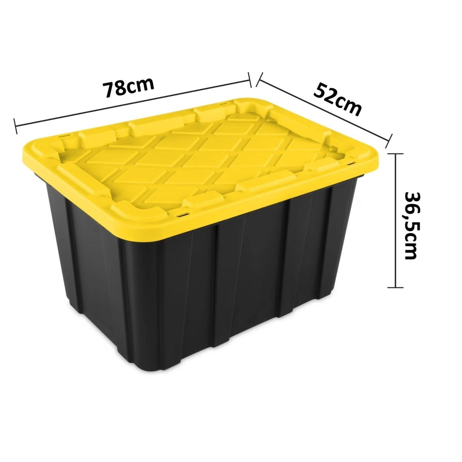 4 Increible Cajas Log stica Organizadora 100litros Apilable-6