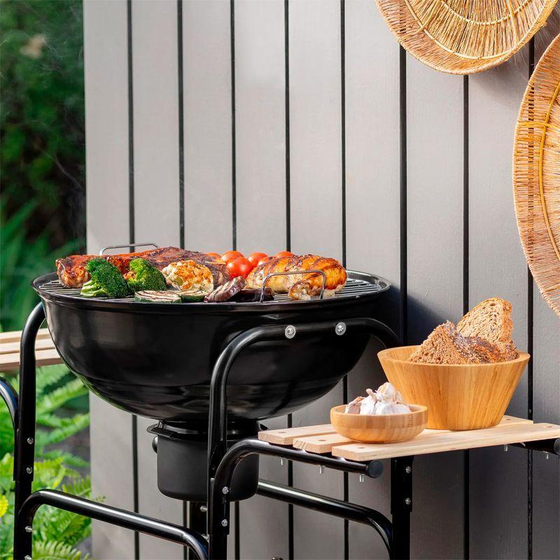 Bowl Cuenco Ensaladera De Madera Bambú Plato Ensalada 27cm WakesHome-6