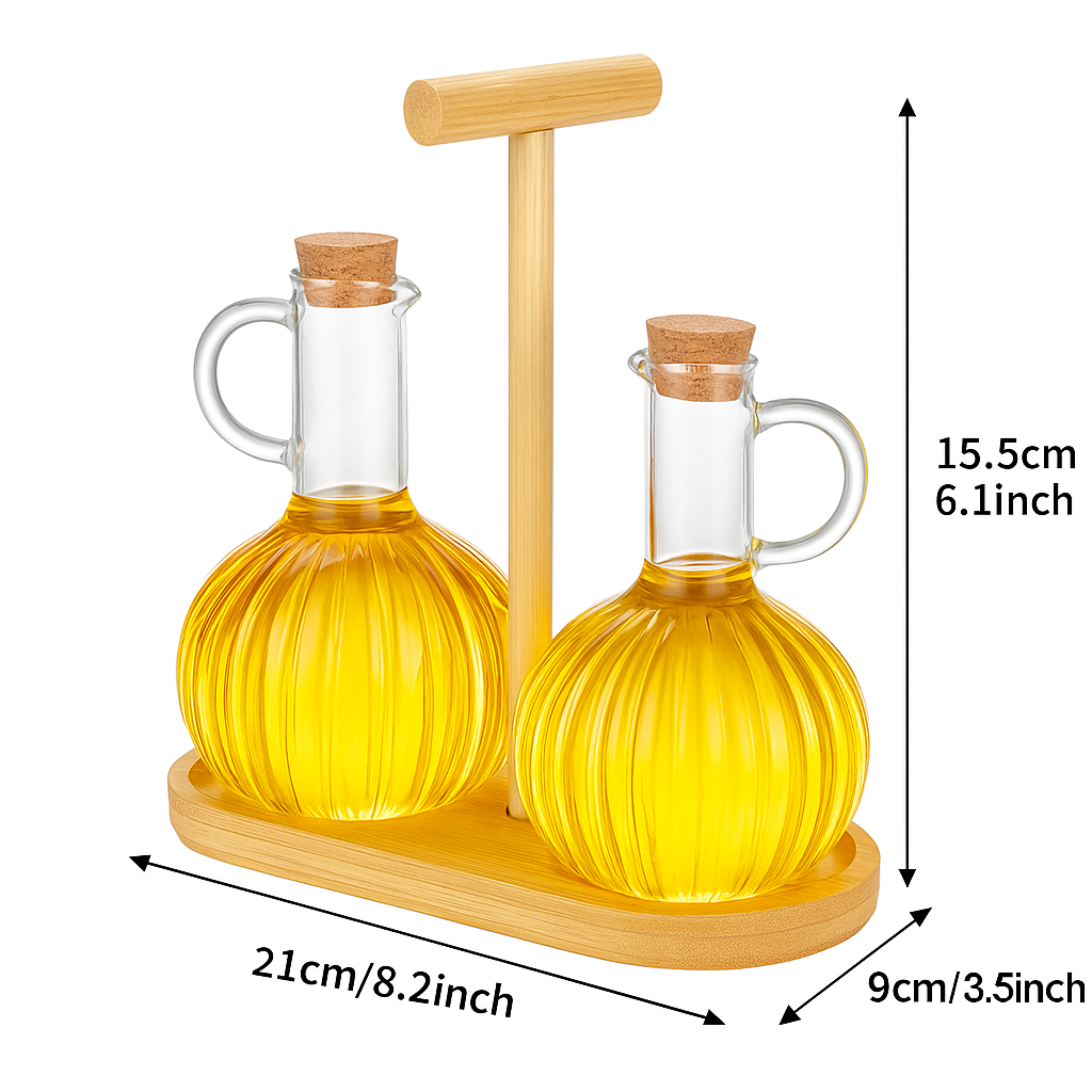 Alcuza Aceitero Vinagrero De Mesa Dispensador Aceite Vinagre WakesHome-7
