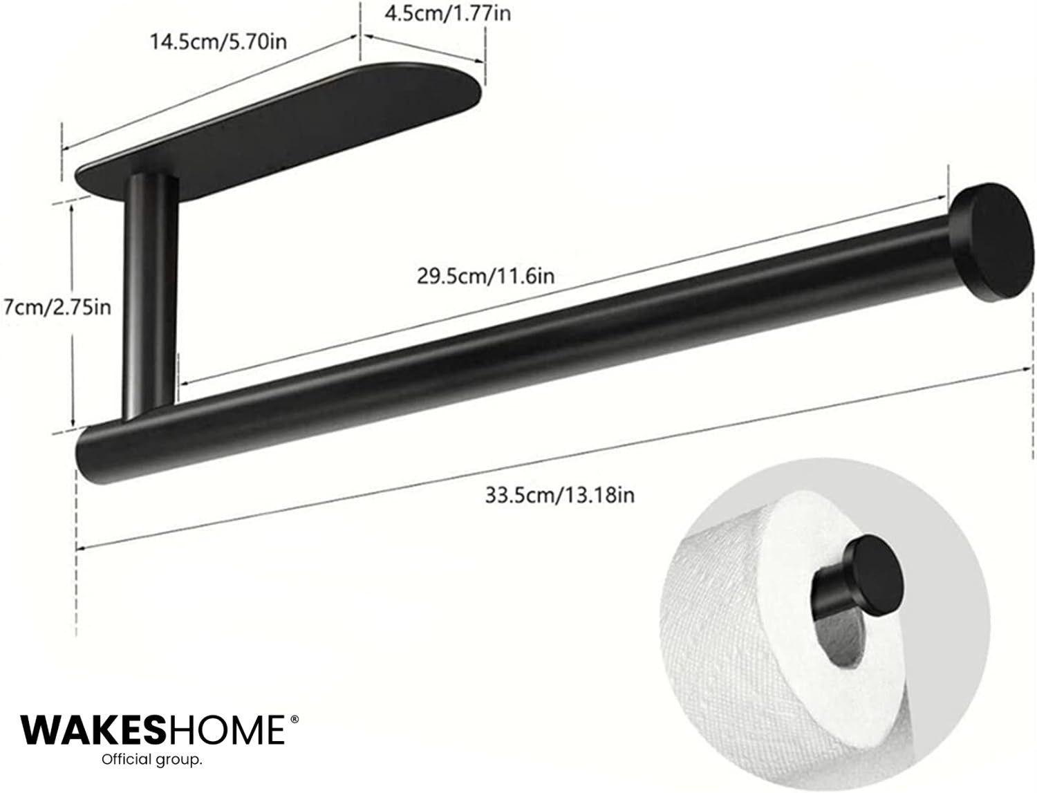 Portarollo De Papel Nova Toallin De Acero Inox Autoadhesivo-4