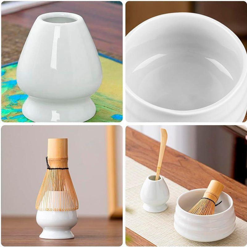 Juego De Té Matcha Japonés Set De Batidor Tazón Herramientas-5