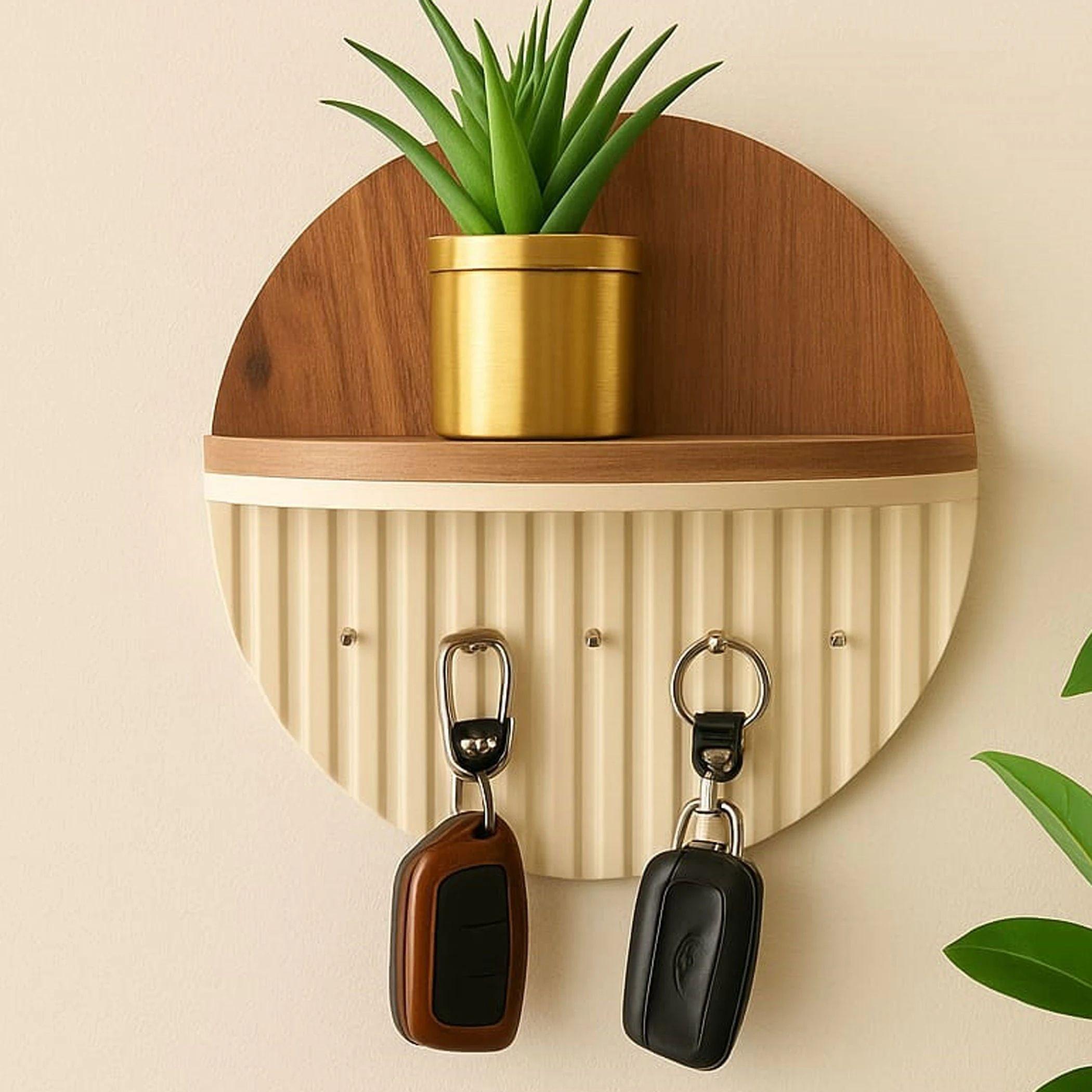 Repisa Organizador De Pared Para Llaves Decoraci n Recibidor-5