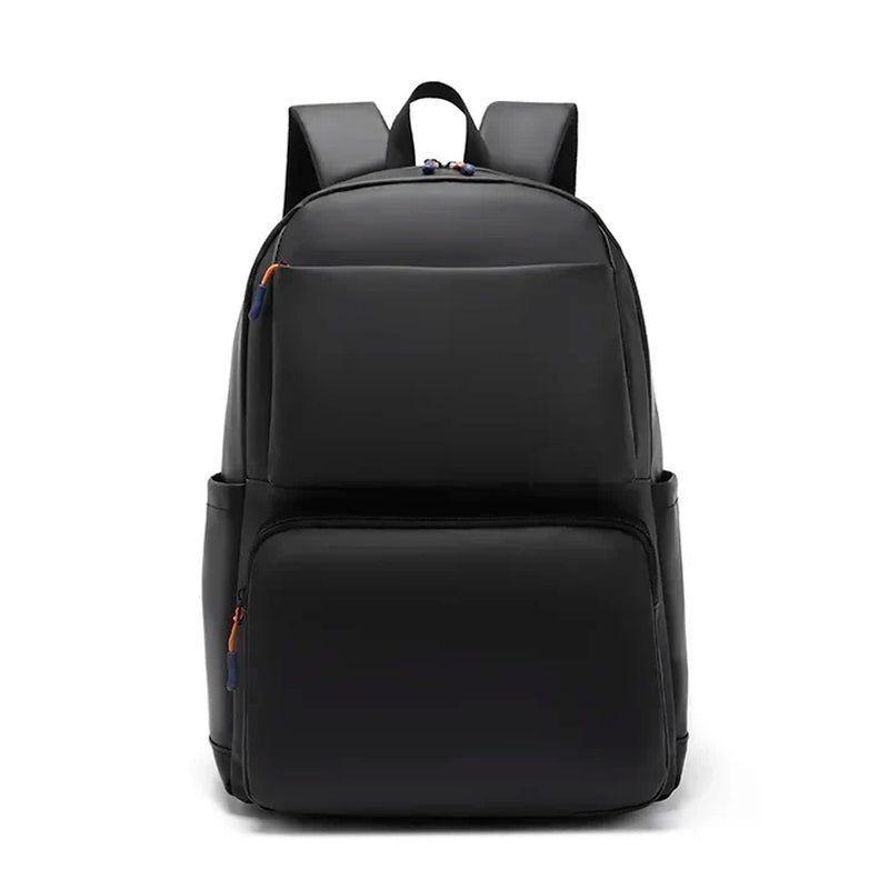 Mochila De Espalda Unisex Bolso Impermeable Color Negro-0
