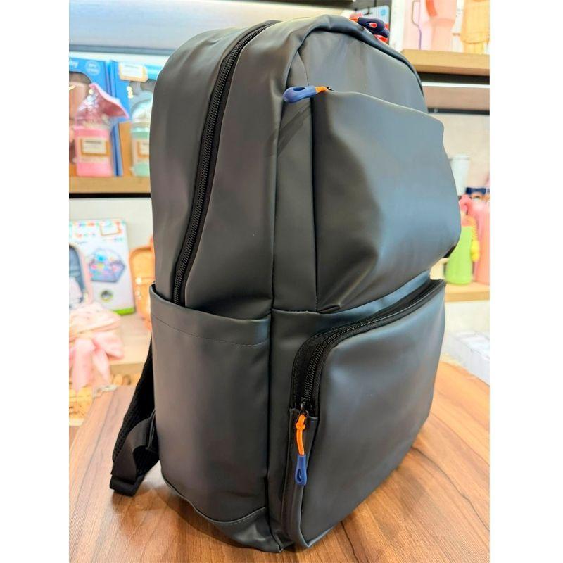 Mochila De Espalda Unisex Bolso Impermeable Color Negro-6