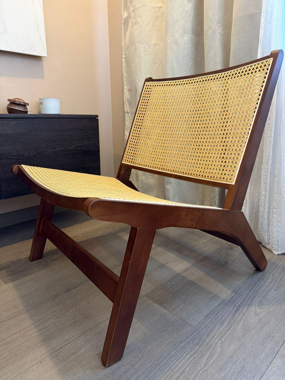 Silla Reclinable Madera Rat n Sint tico Interiores Exteriore-7