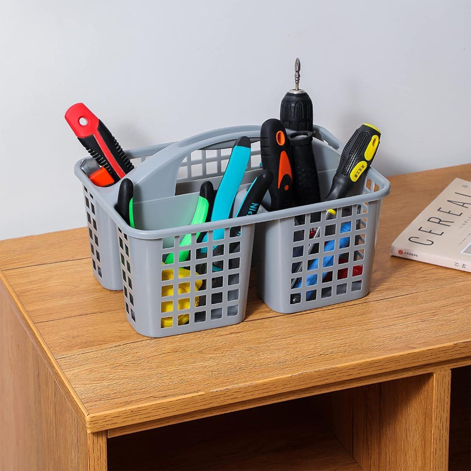 Cesta Organizadora Plástica Para Limpieza Cocina Baño Champú-4