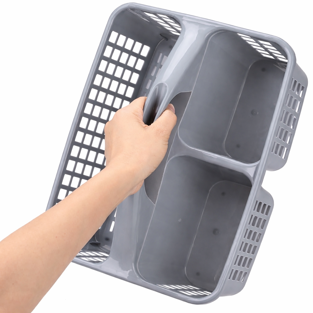 Cesta Organizadora Plástica Para Limpieza Cocina Baño Champú-5