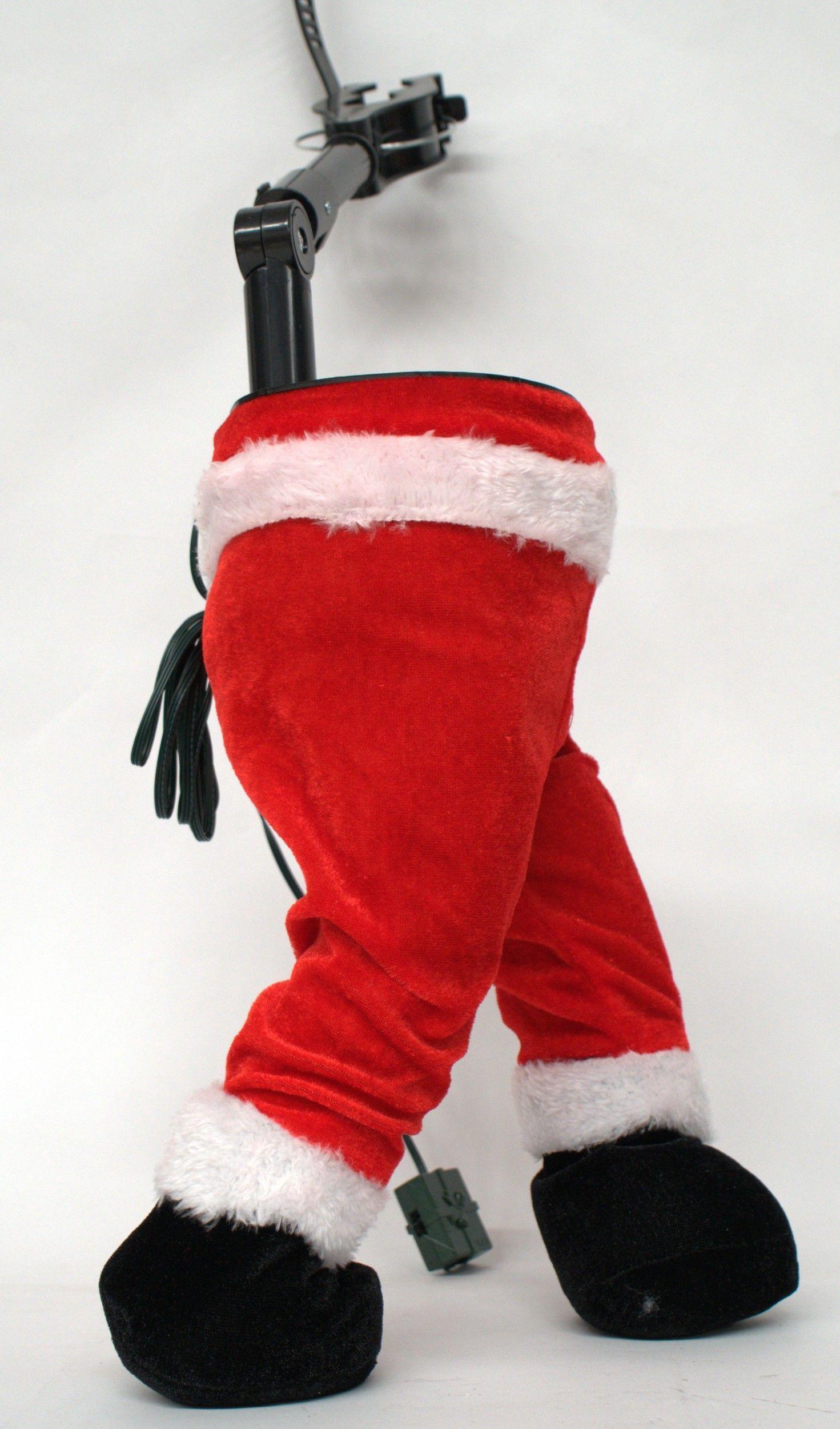 Adorno Para Árbol De Navidad Patas Oscilantes De Santa-4