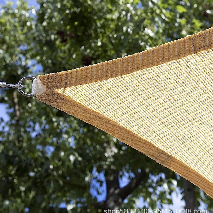 Toldo de Lona Cuadrada Vela para Sombra Parasol Rectangular Permeable 3m x 4m-6