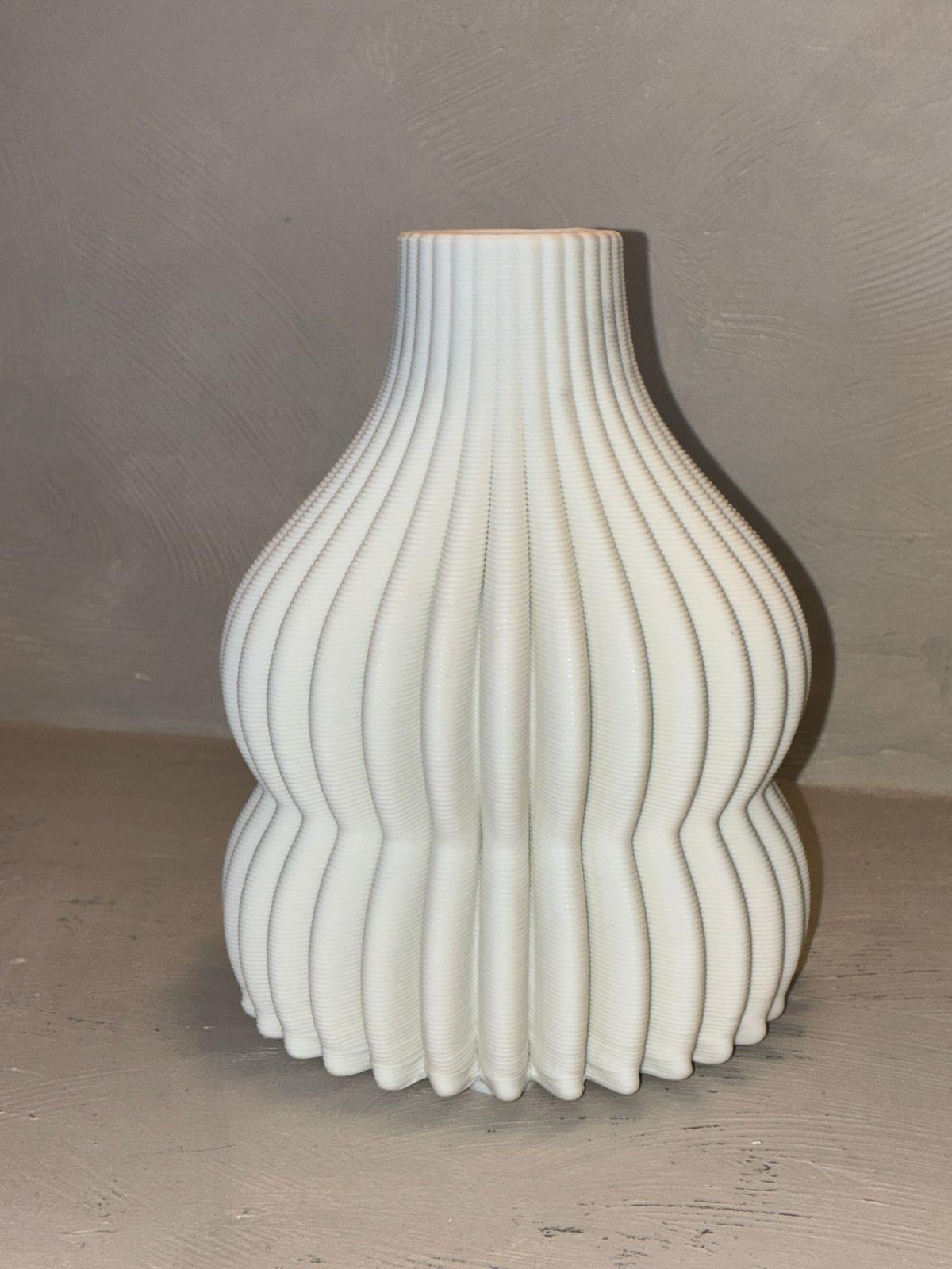 Jarron De Ceramica Para Decoracion Florero Texturizado-3