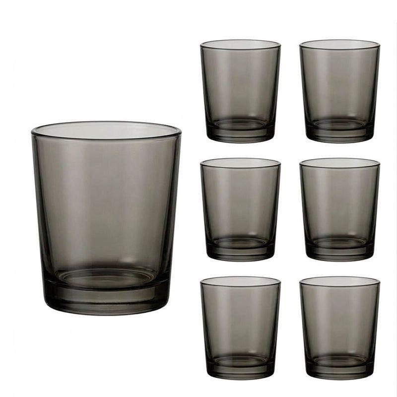Set 6 Vasos Corto De Vidrio Copa Para Shot 265ml-0