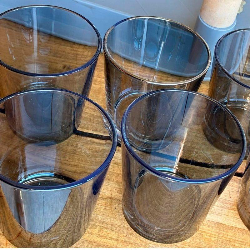 Set 6 Vasos Corto De Vidrio Copa Para Shot 265ml-5