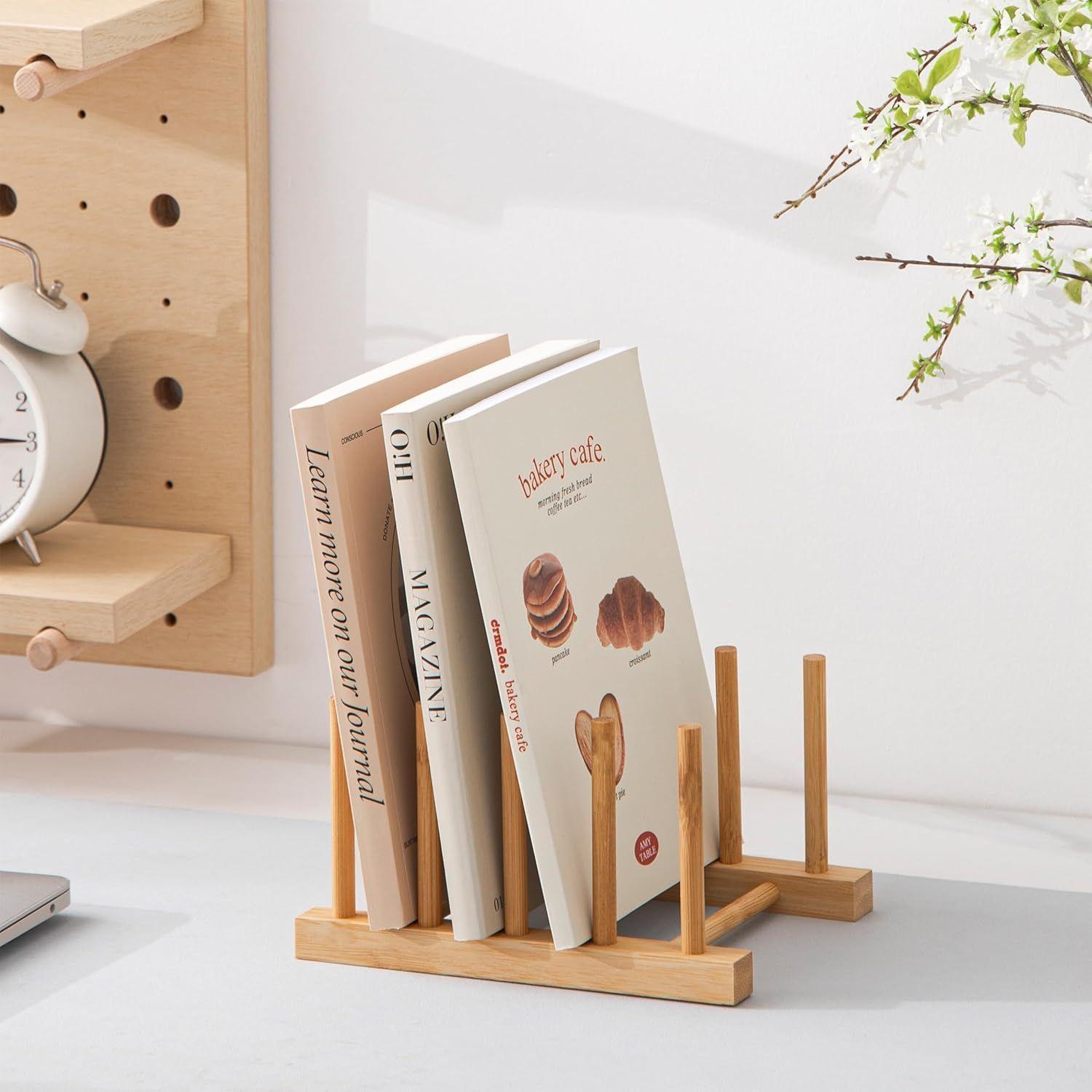 Soporte Para Platos Y Tapas De Madera Organizador De Cocina 1256-4