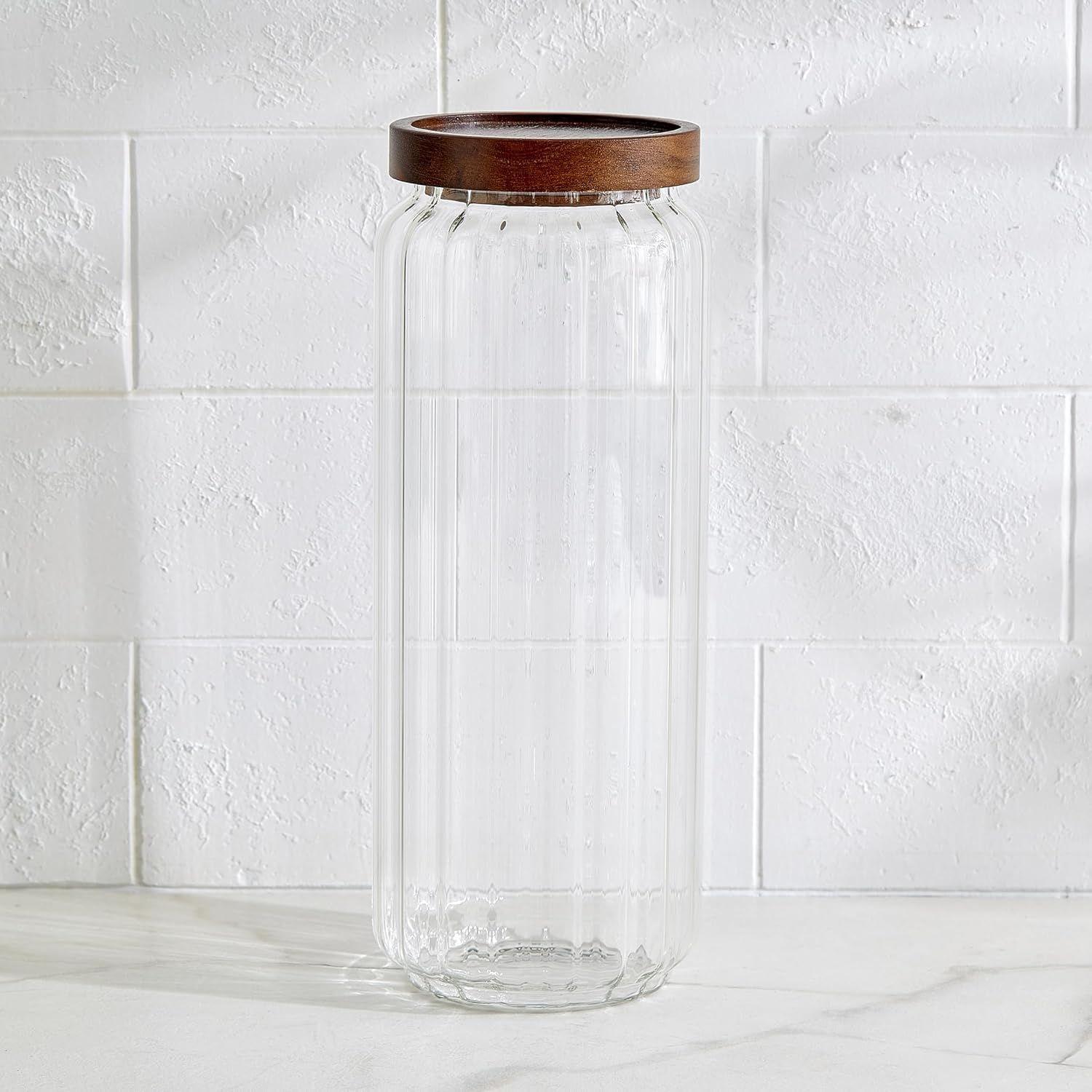 Contenedores De Vidrio Con Tapa Tarros Hermeticos De Cocina 1500ml-3