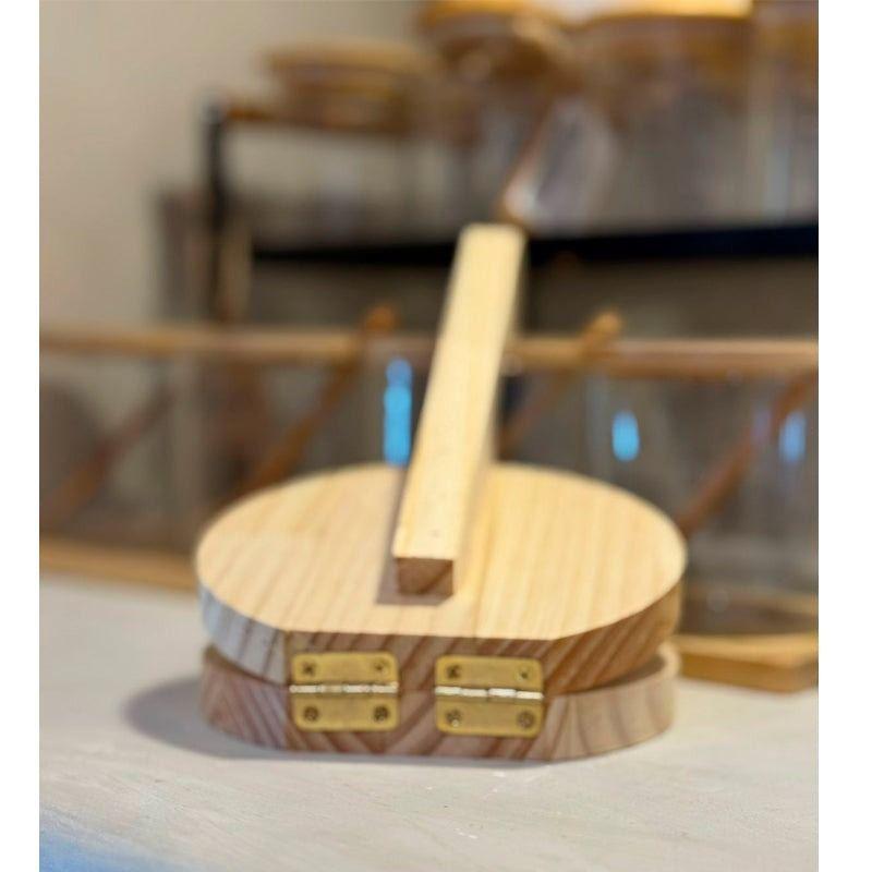 Prensa Para Tortillas Patacones Masa Cocina Tacos Madera-5