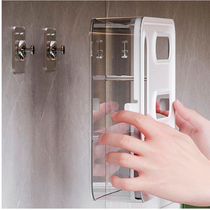 Organizador De Bolsas Dispensador De Bolsas Para Alimentos 4 compartimientos WakesHome-2