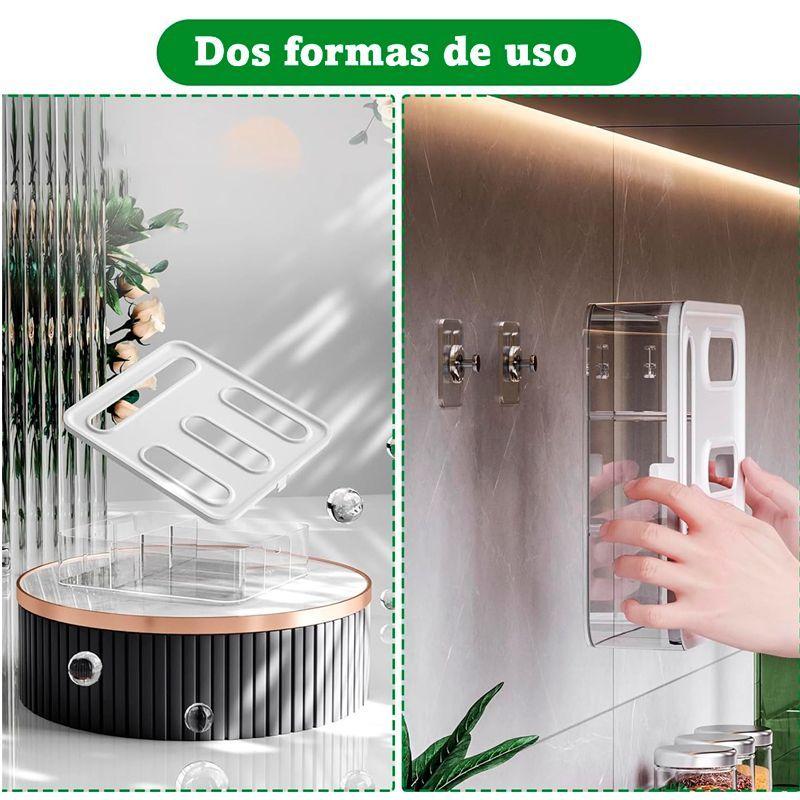 Organizador De Bolsas Dispensador De Bolsas Para Alimentos 4 compartimientos WakesHome-7