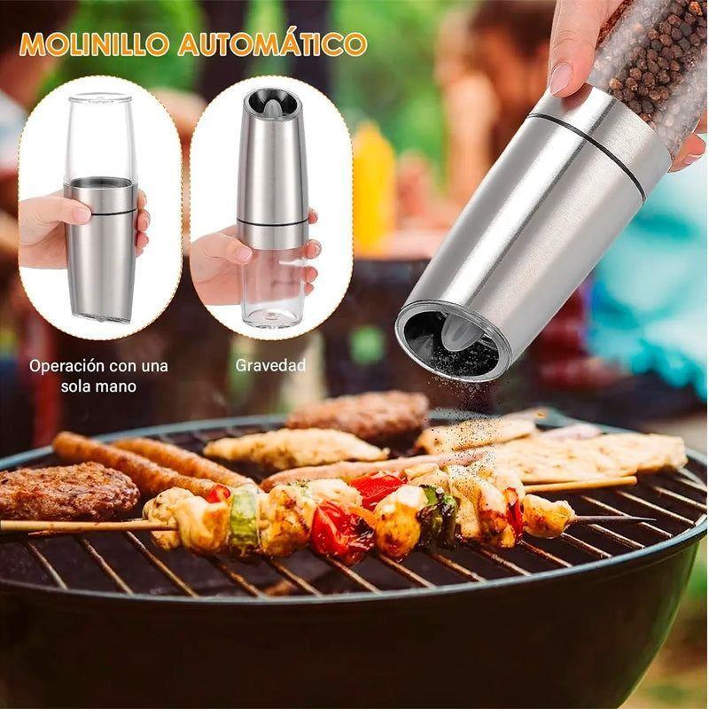 Salpimentero Inalambrico Usb Molinillo De Pimienta Electrico-3
