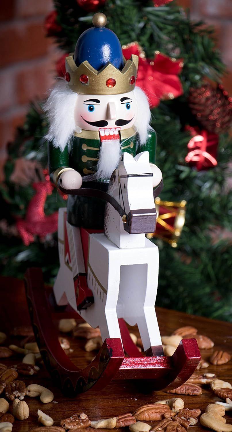 Muñeco De Navidad Cascanueces Madera Adorno Arbol De Navidad-3