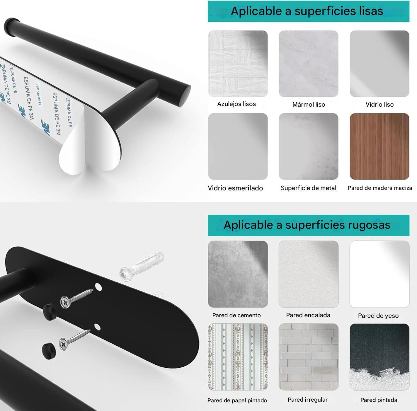 Portarrollos De Cocina Con Pulverizador Colgador Porta Nova WakesHome-6