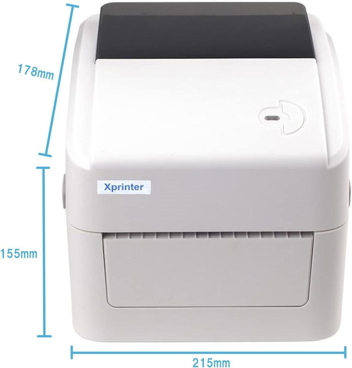 Impresora Termica Etiquetas Adhesivas 100mm Xprinter 420b Blanco-2