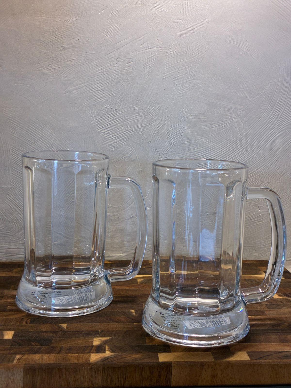Pack 2 Vasos Cerveceros De Vidrio 500ml 2 De Jarra Cerveza-3