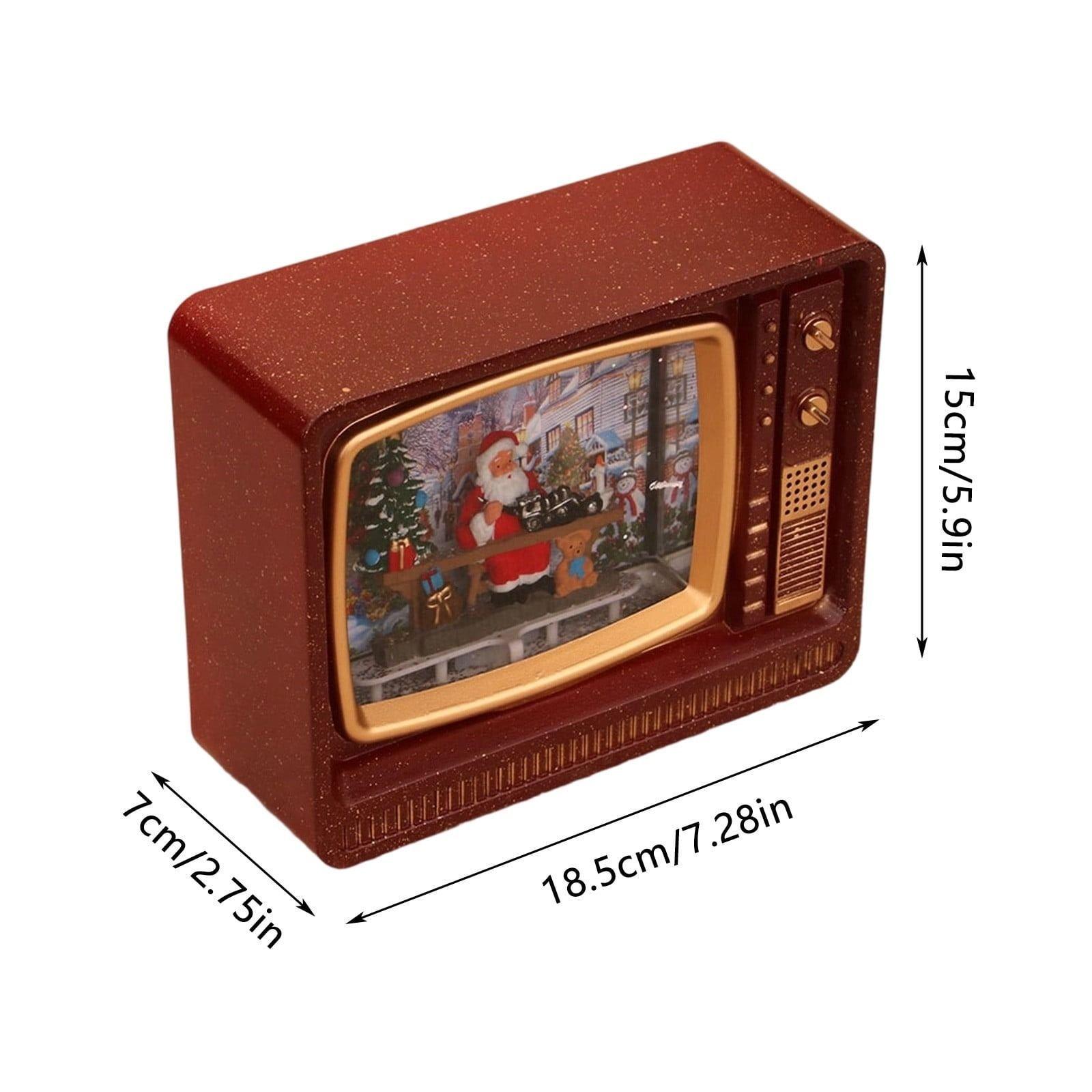 Lampara De Navidad Forma De Tv Farola Navideña Para El Arbol-4