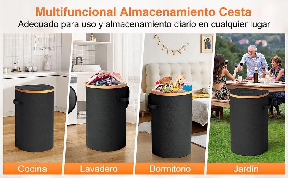 Cubo Basura Plegable Cesto Para Reciclaje Botellas Plasticas-9