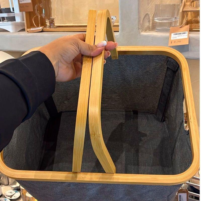 Cesto Plegable Para Ropa Canasto Con Asa Organizador Hogar-6