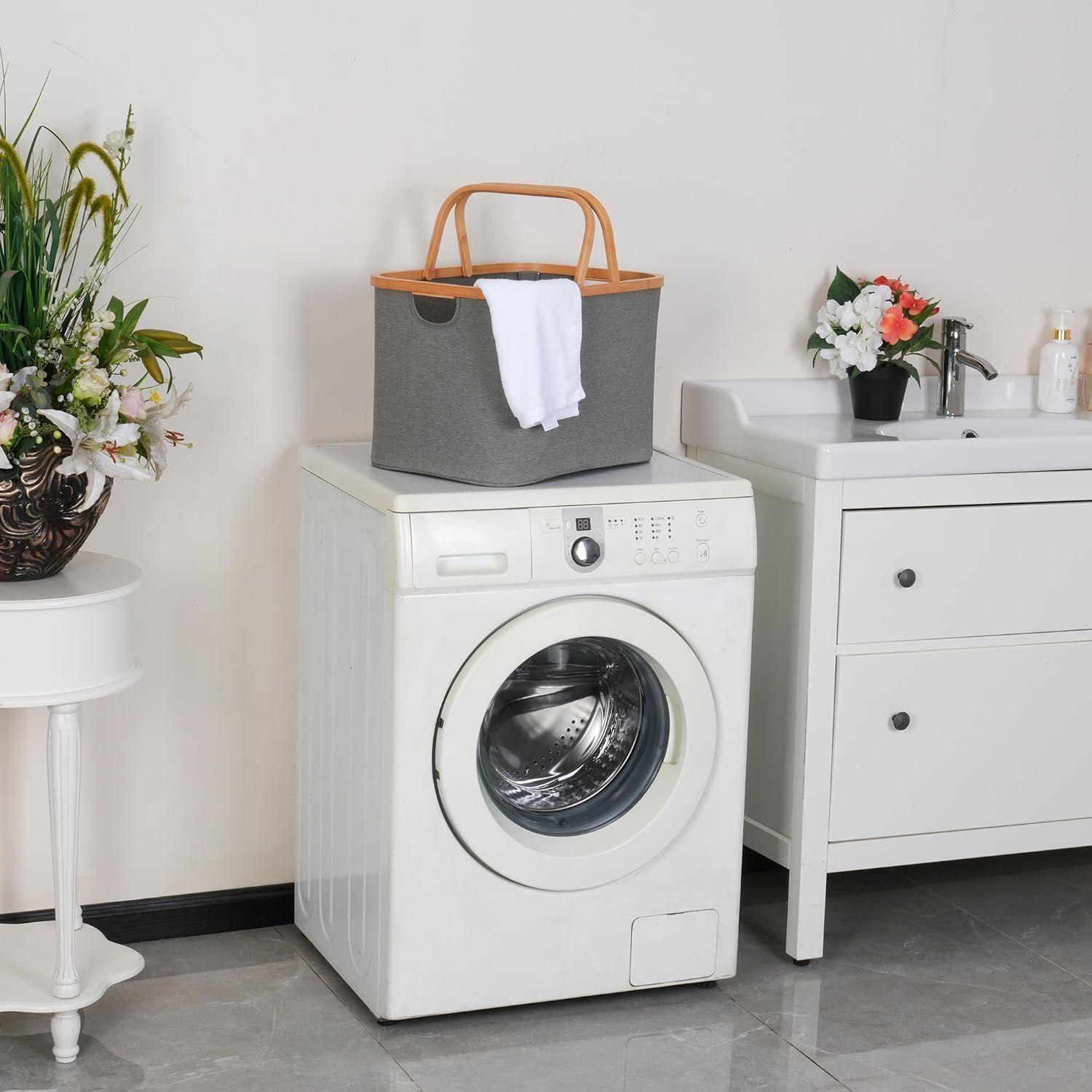 Cesto Plegable Para Ropa Canasto Con Asa Organizador Hogar-8