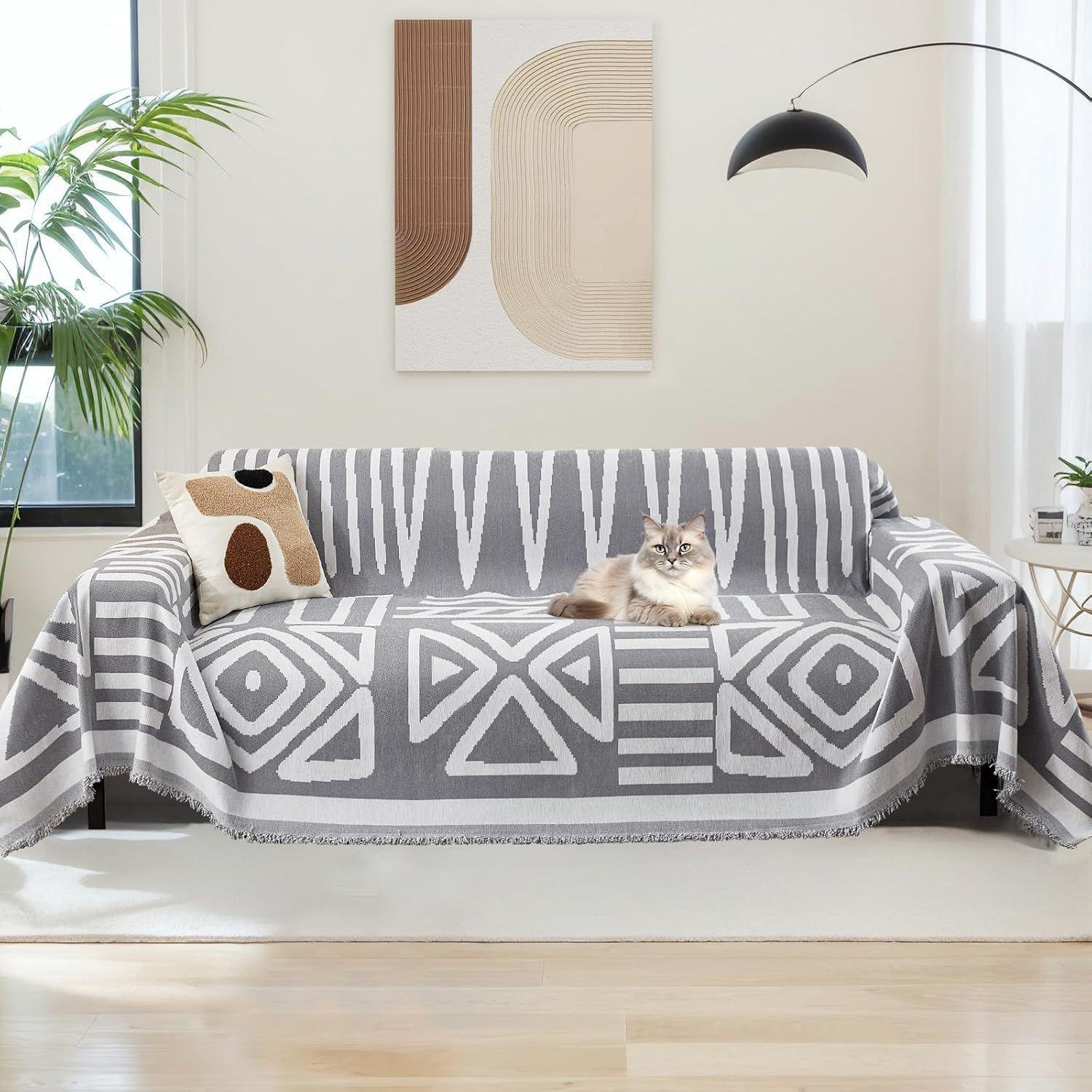 Manta Cubresofá Frazada Premium De Living Dormitorio Sillon-3