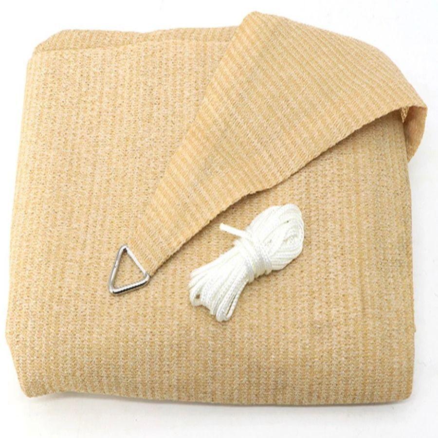 Toldo de Lona Cuadrada Vela para Sombra Parasol Rectangular 4m x 5m-1