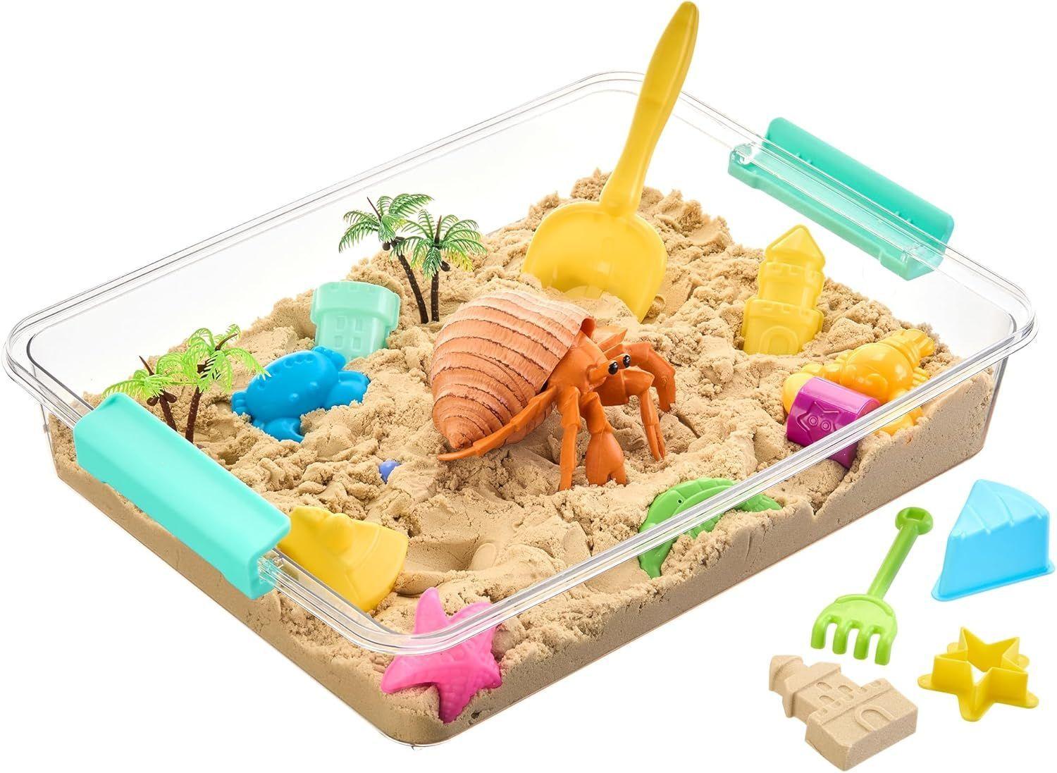 Pack 4 Contenedores De Almacenamiento De Plástico Con Tapas Turquesa-6