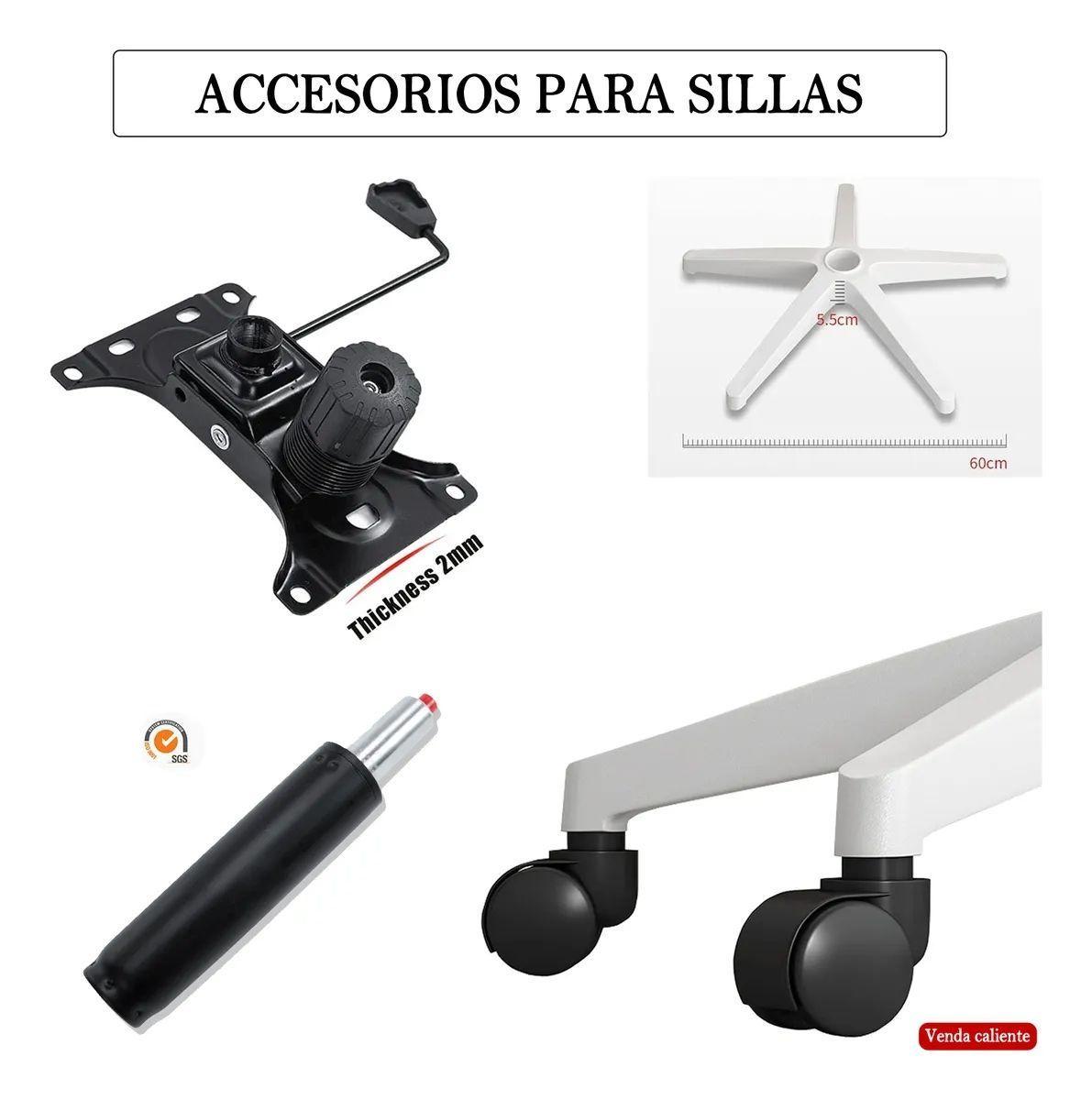 Silla Ergonomica Oficina Soporte Lumbar Ajustable Giratorio-7