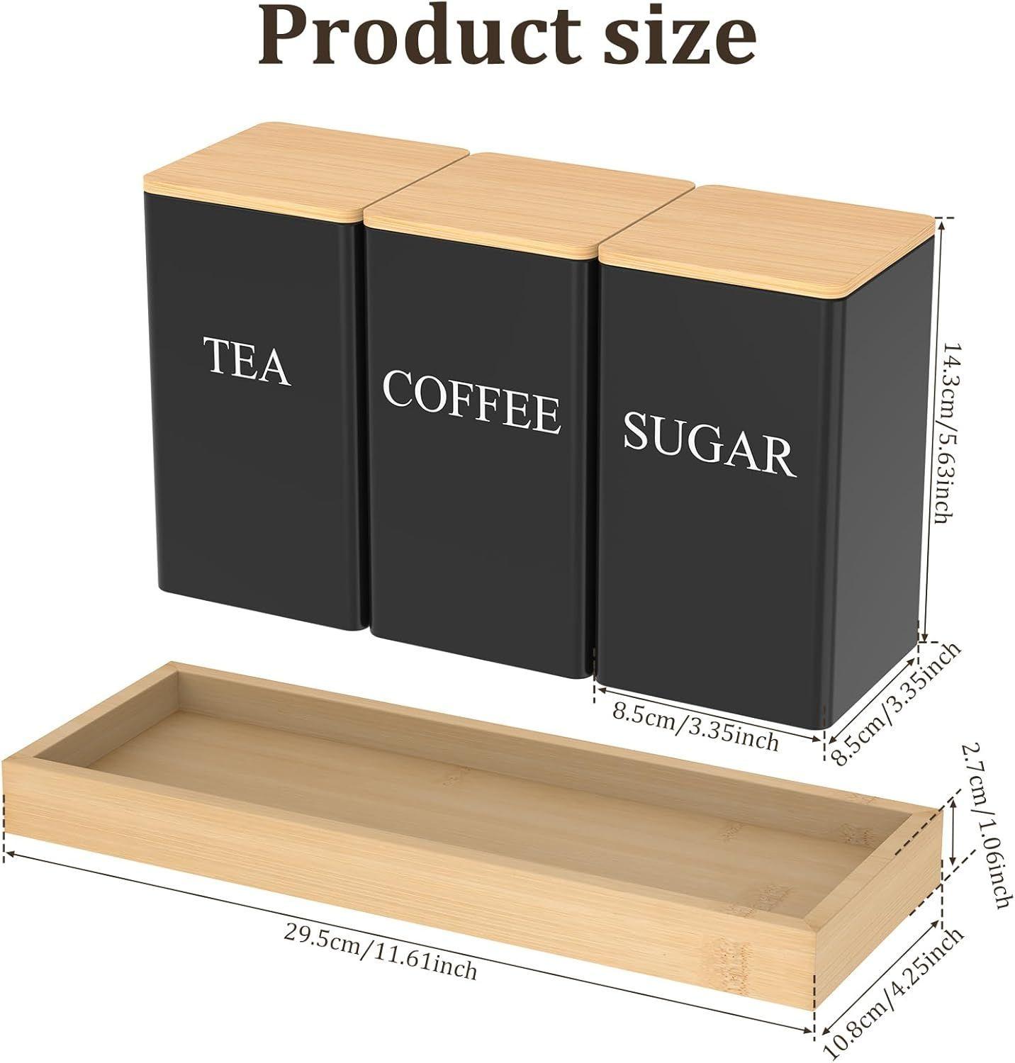 Pack 3 Frasco Hermético Contenedor Cocina Azucar Sal Te WakesHome-4