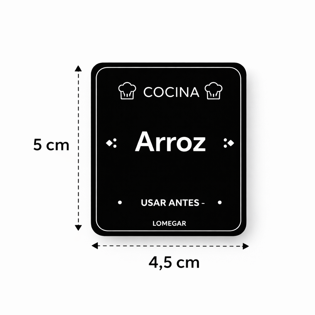 90 Etiquetas Adhesivas Para Frascos Cocina Baño Y Lavanderia-1