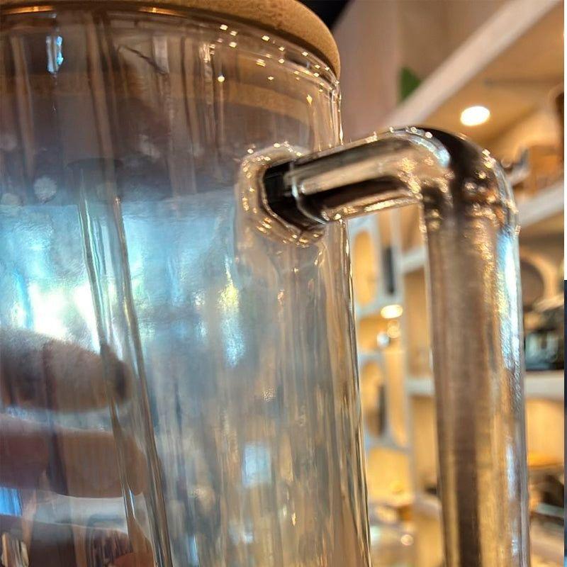 Vaso Lata De Vidrio Con Tapa Bambu Y Bombilla 700ml-4