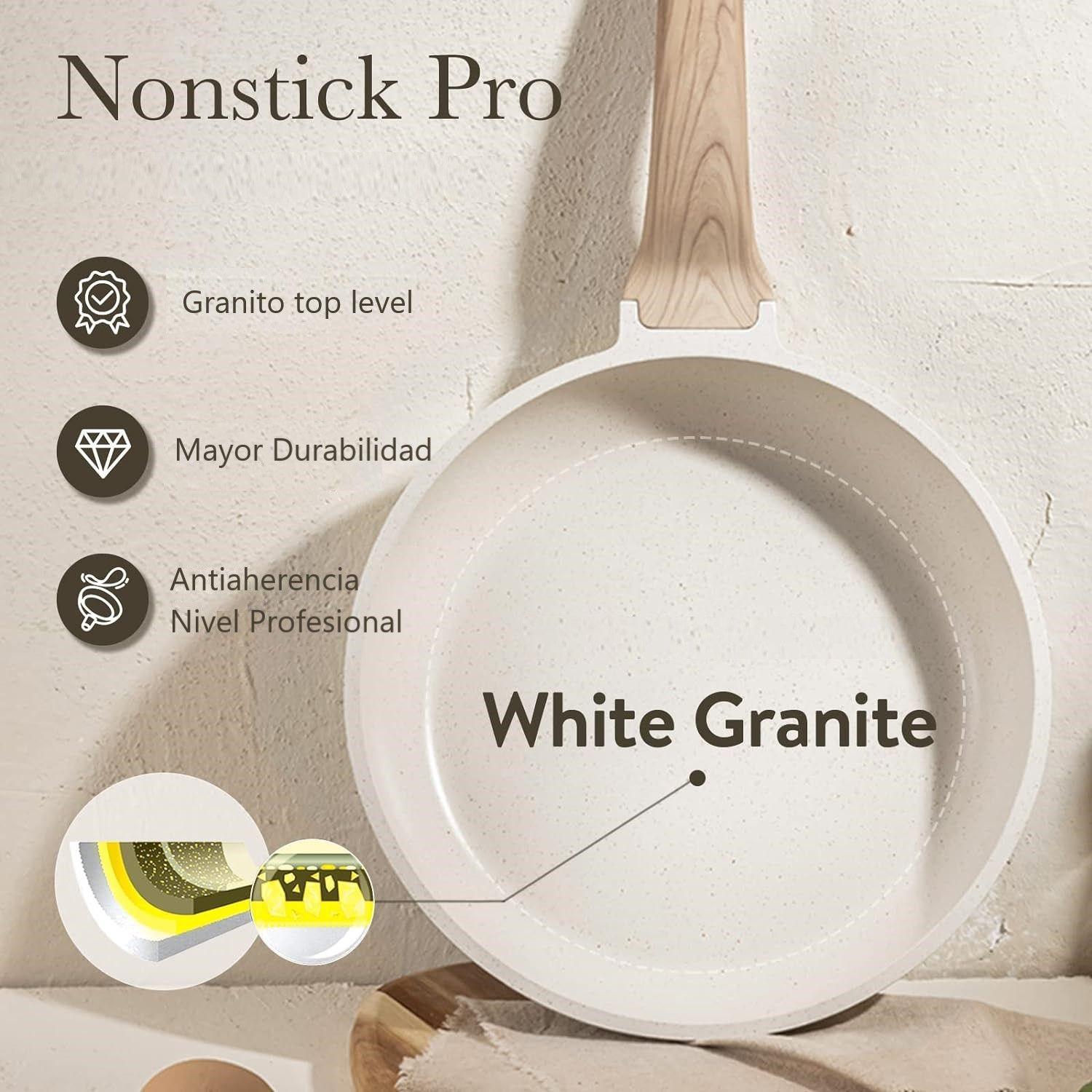 Set de Bateria de Cocina 7 Piezas Antiadherente Ceramic Profesional Ollas-3