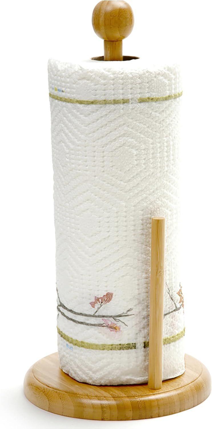 Portarollos Nova De Madera Soporte Toallas De Papel De Pie-5