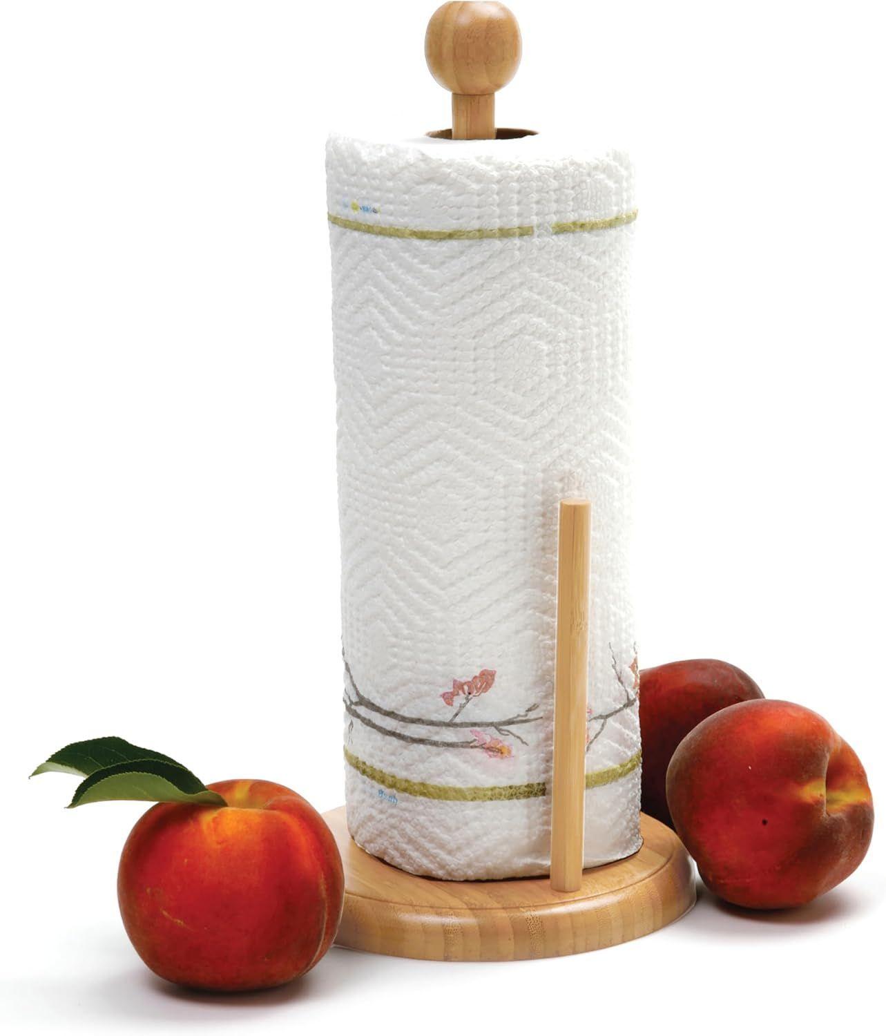 Portarollos Nova De Madera Soporte Toallas De Papel De Pie-7