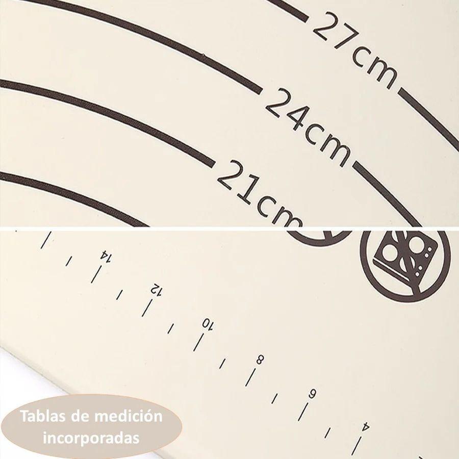 Tapete De Silicona Para Hornear y Amasar Alfombrilla Antiadherente Reposteria-2