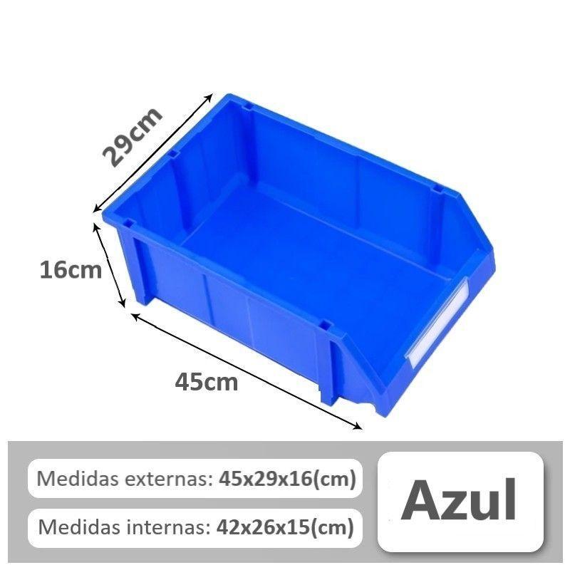 Gaveta Industrial Plastica Caja Organizadora Apilable 30lt-1