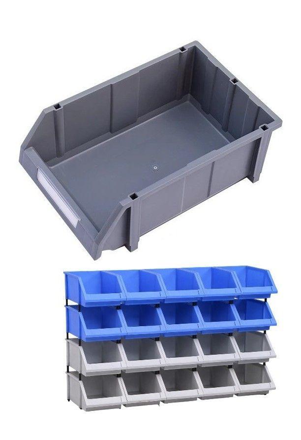 Gaveta Industrial Plastica Caja Organizadora Apilable 30lt-0