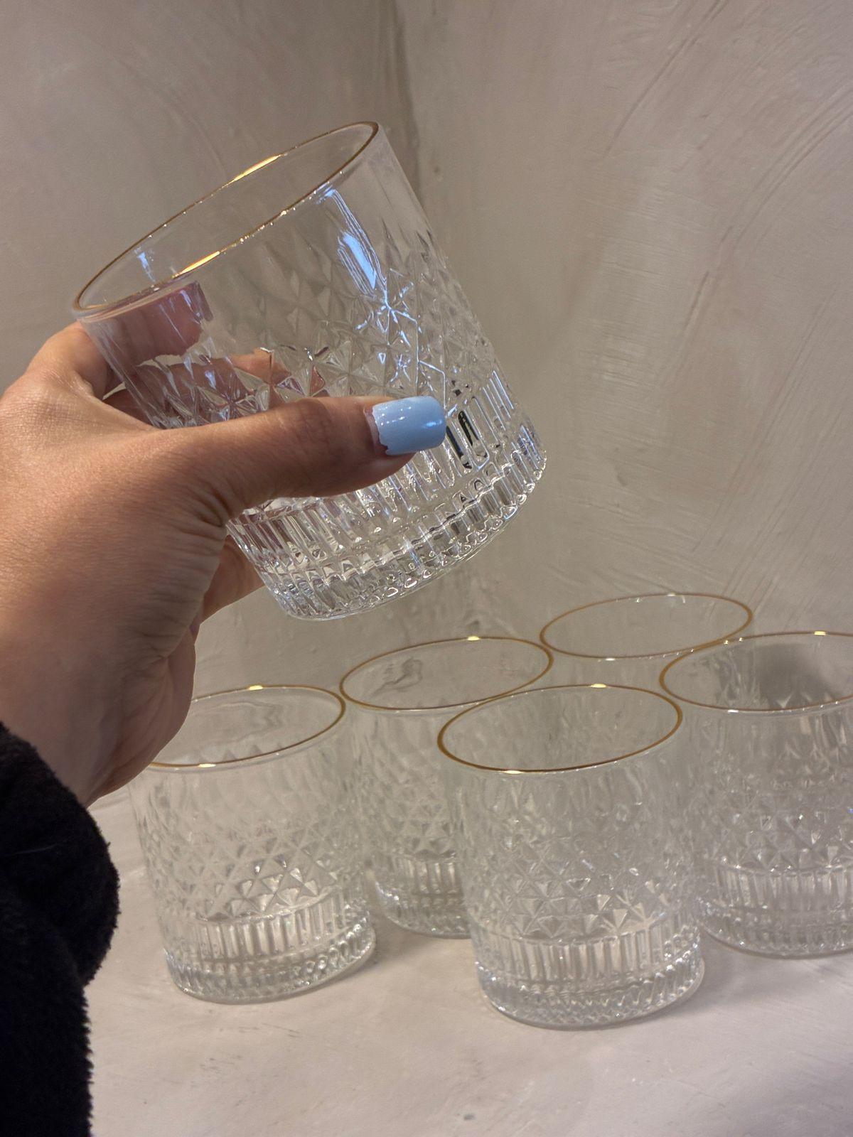 Pack 6 Vasos Elegante De 300ml Para Whisky Escoces O Ron-3